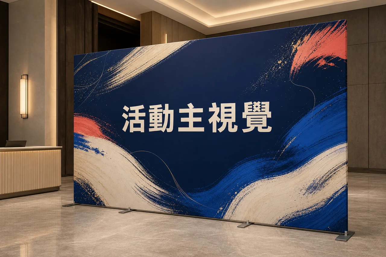 活動背板 成品示意