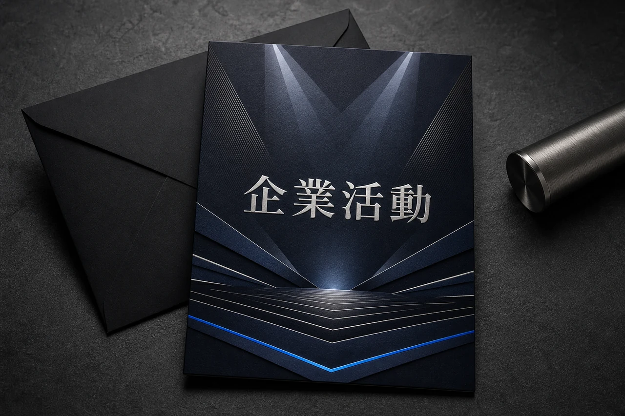 企業活動邀請卡 成品示意