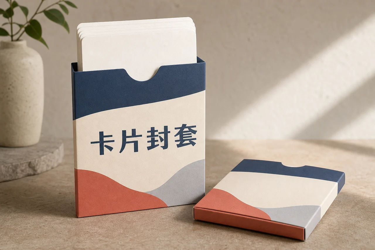 卡片封套 成品示意