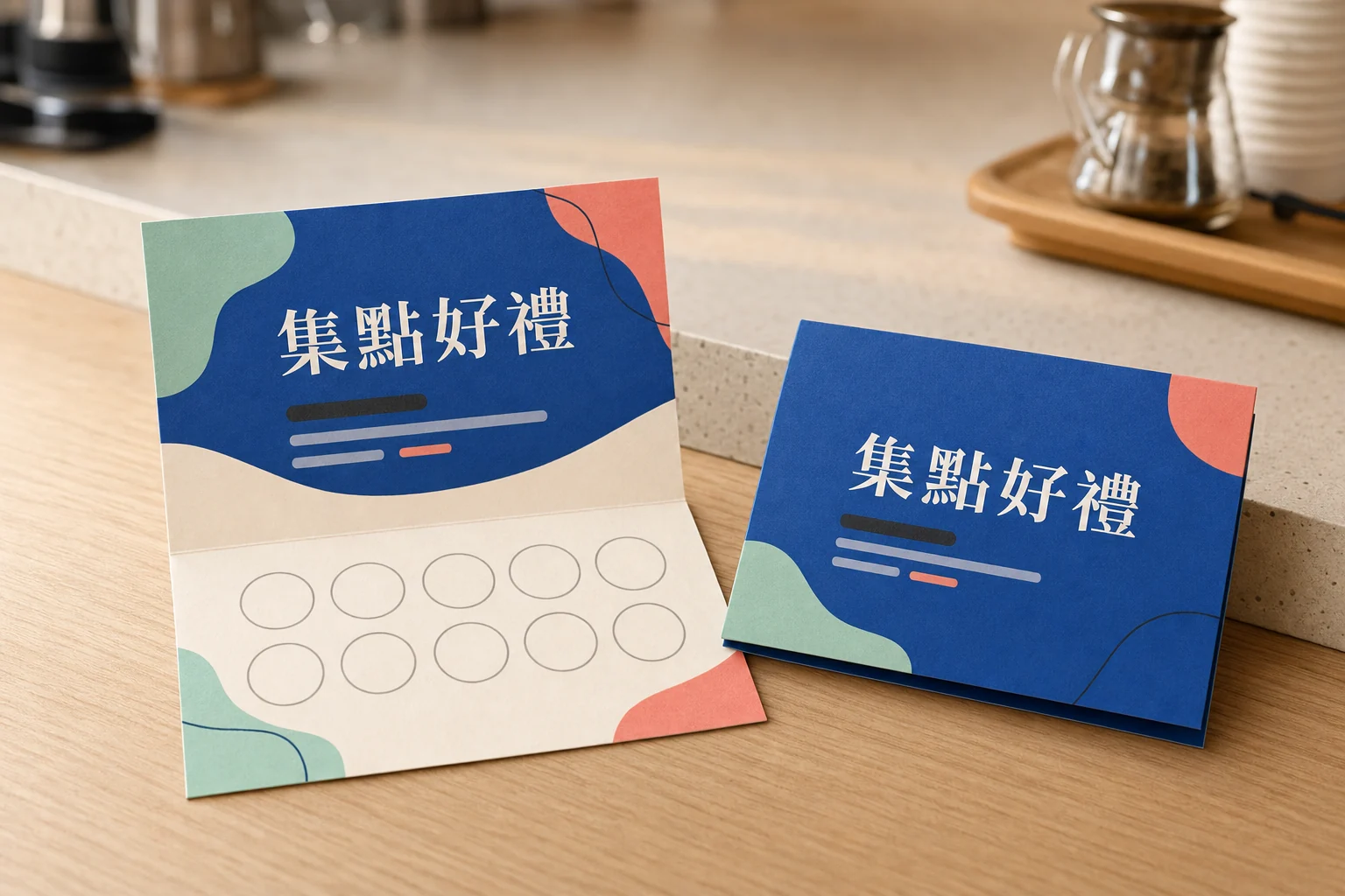 集點好禮卡 成品示意
